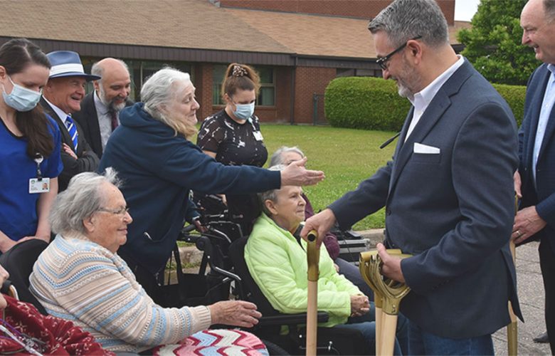 photo: official event announcing marianhill building care