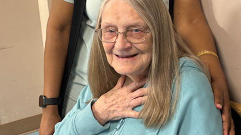 photo: elderly woman