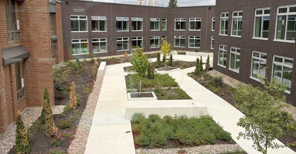 photo of marianhill courtyard